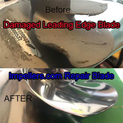 Broken leading edge impellers Picture